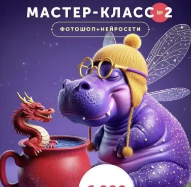 Fiolett — Нейросети + фотошоп. Мастер-класс №2 (2024)